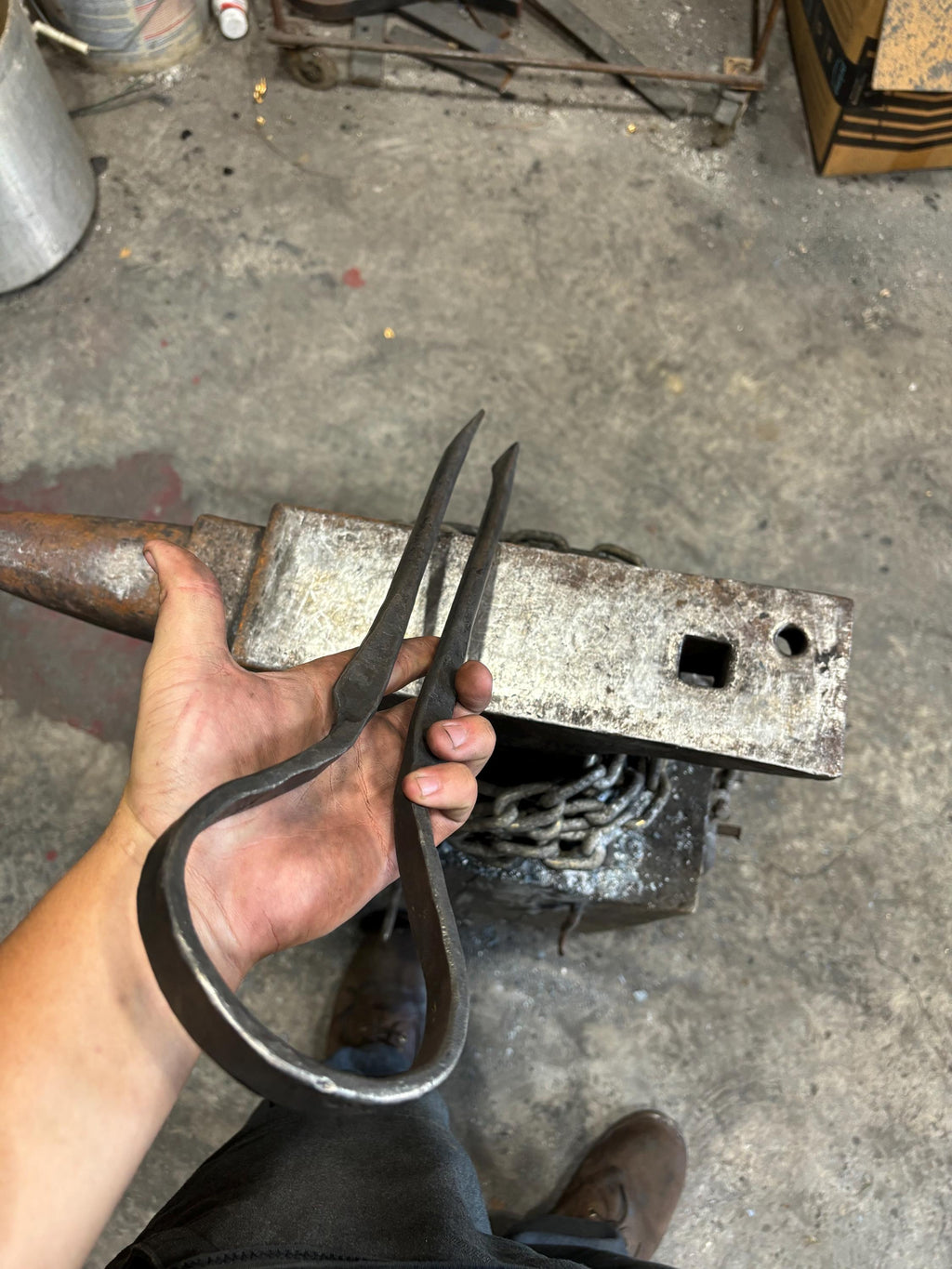 Hand Forged Kitchen Tongs