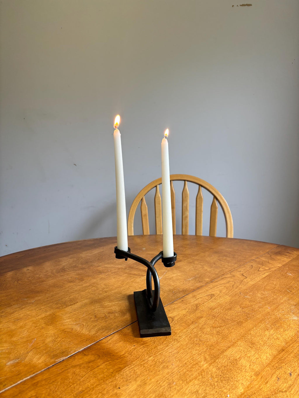 Contemporary Forged Candle Holders