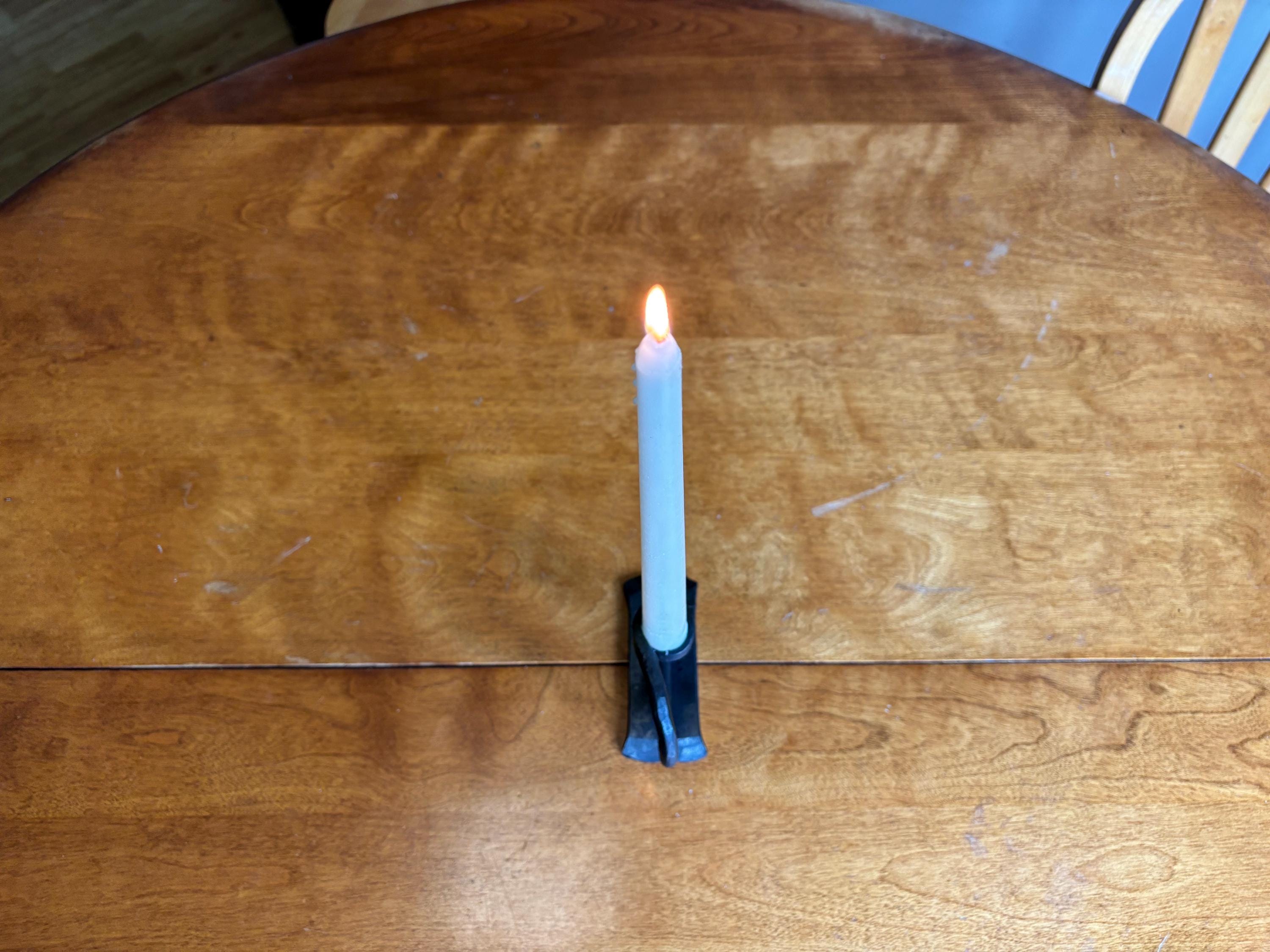 Contemporary Forged Candle Holders