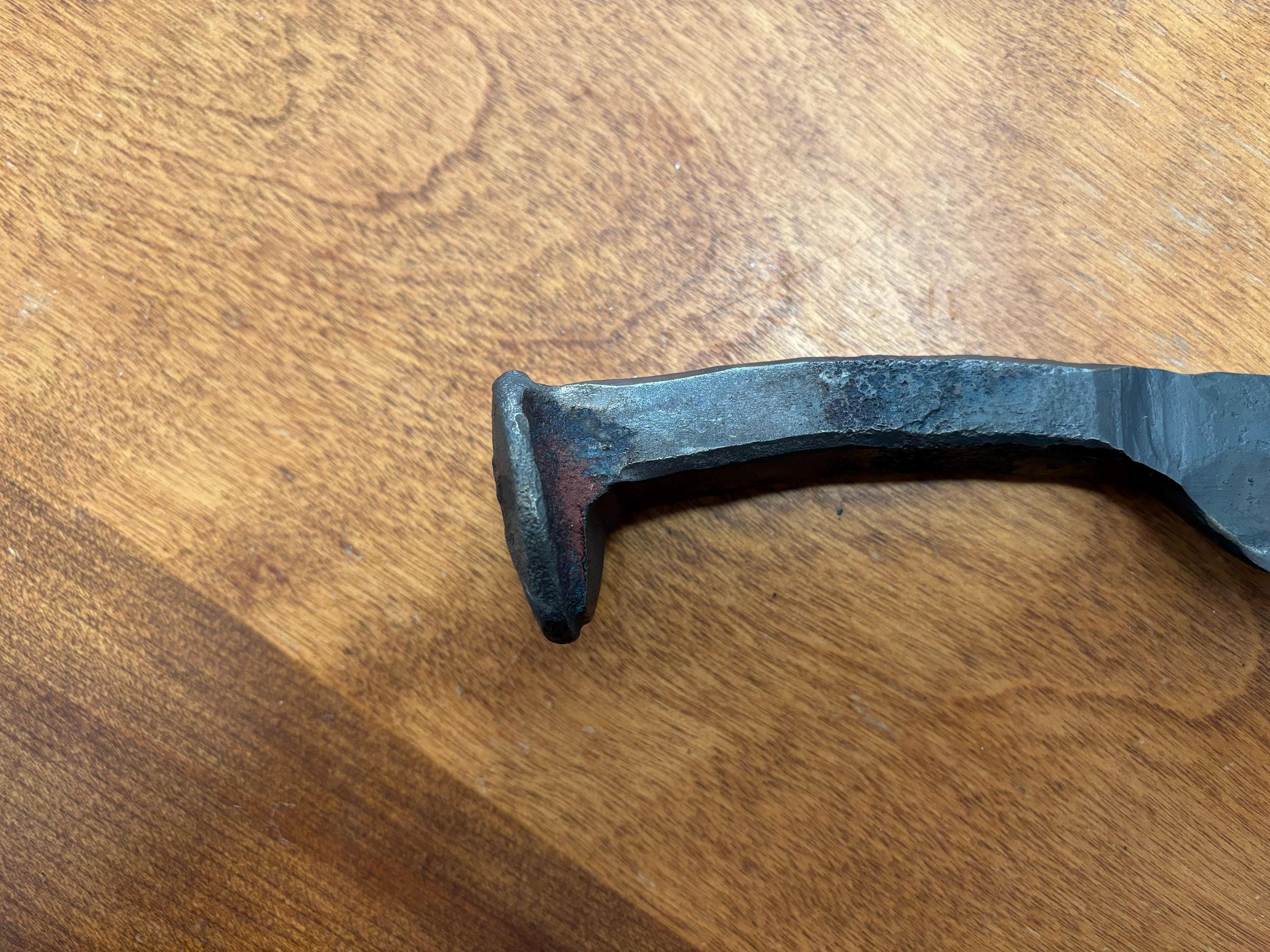 Customizable Forged Roalroad Spike Knives