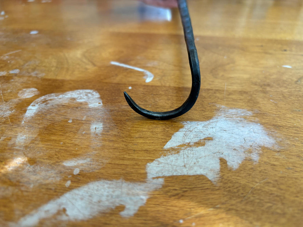 Forged Railroad Spike Meat Flippers