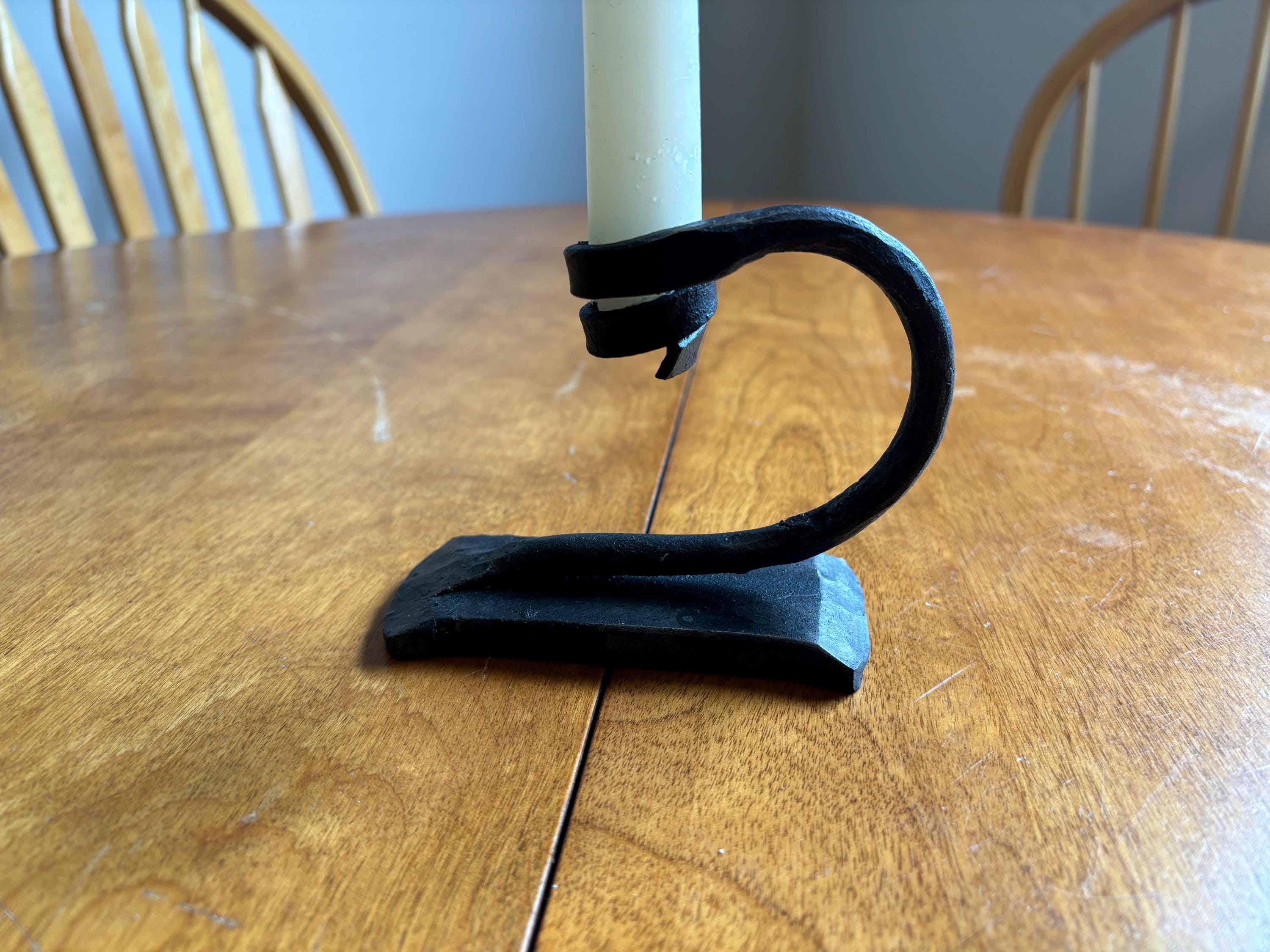 Contemporary Forged Candle Holders