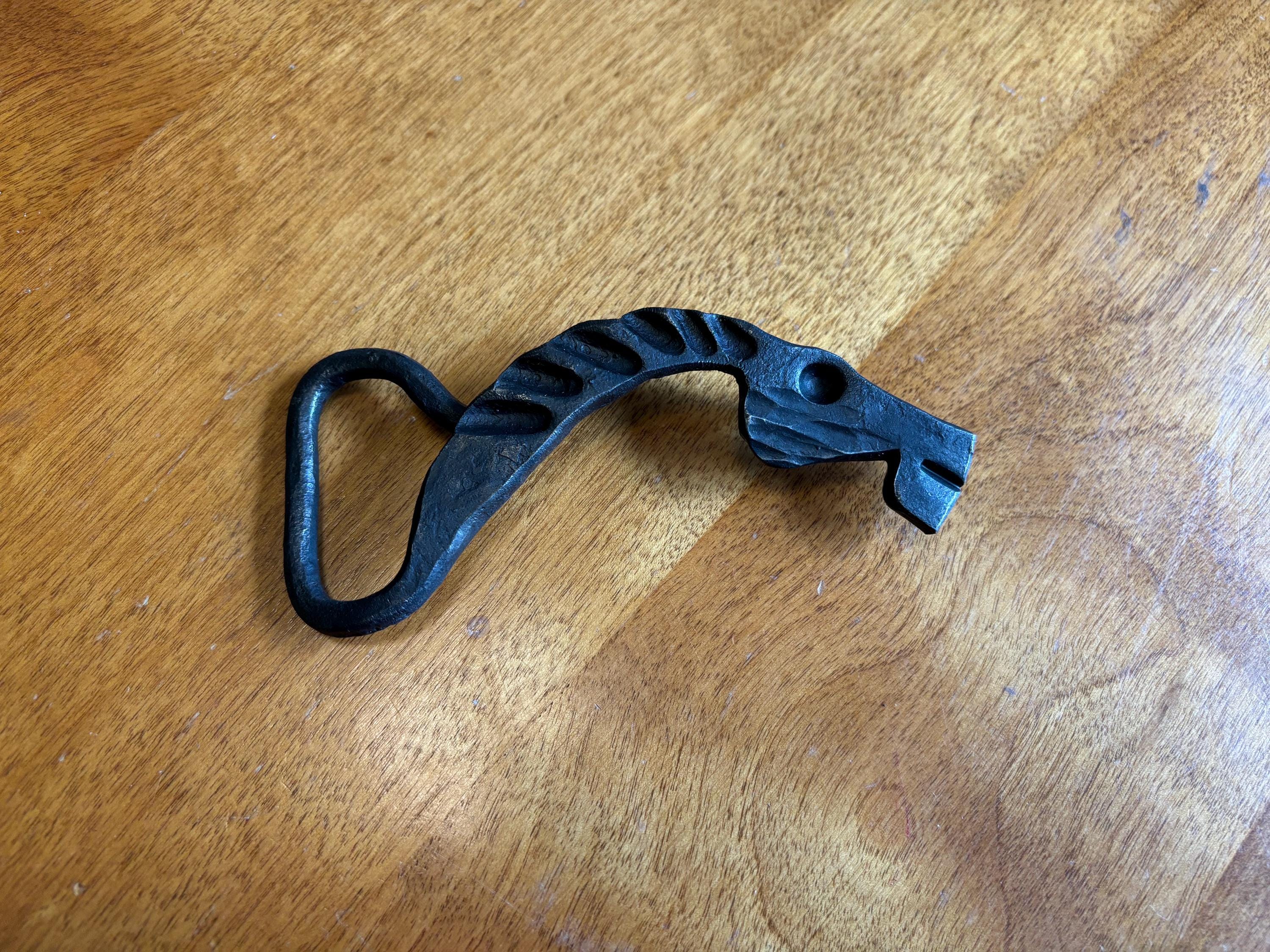 Hand Forged Horse Head Belt Buckle