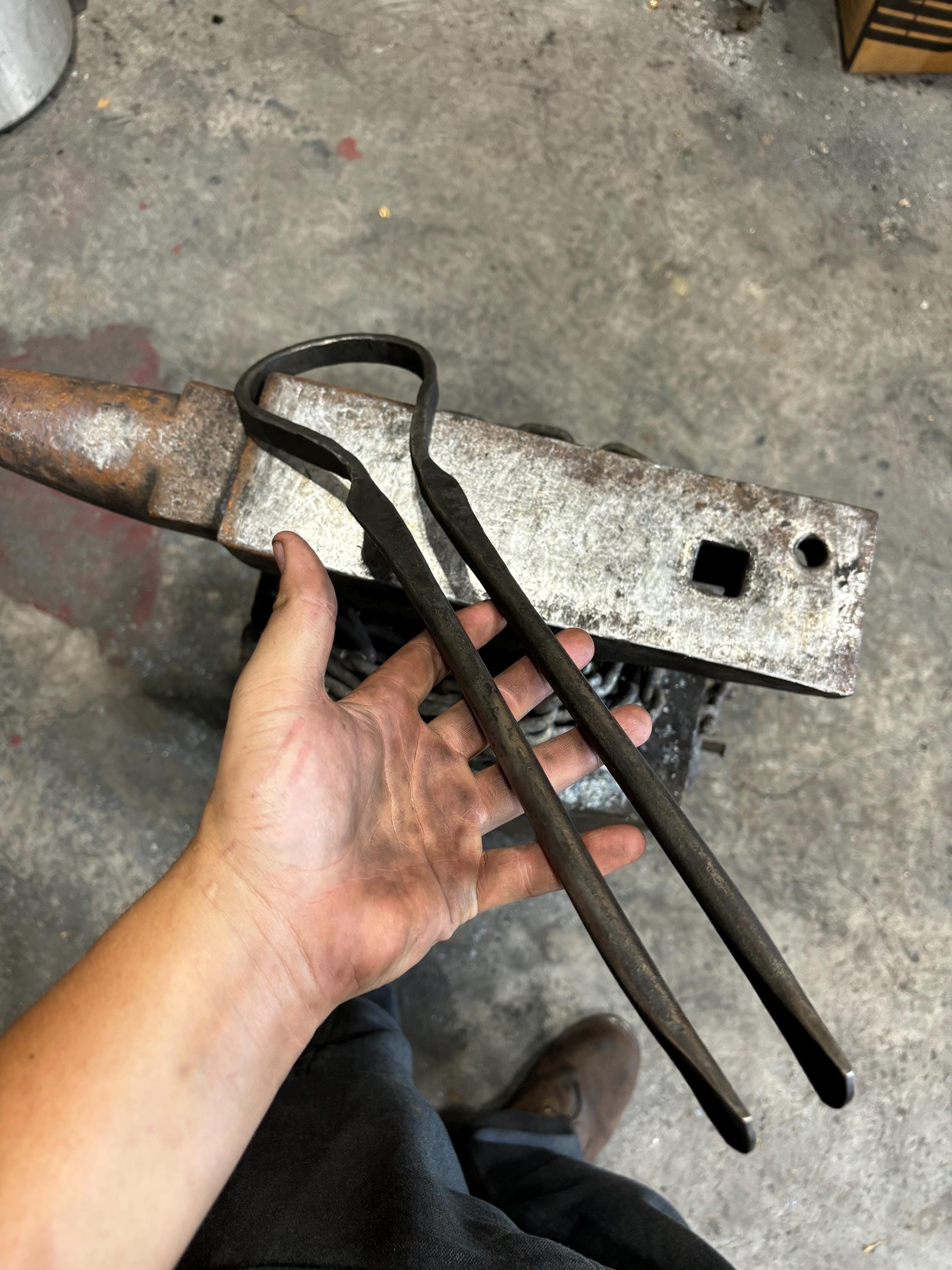 Hand Forged Kitchen Tongs