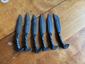 Customizable Forged Roalroad Spike Knives