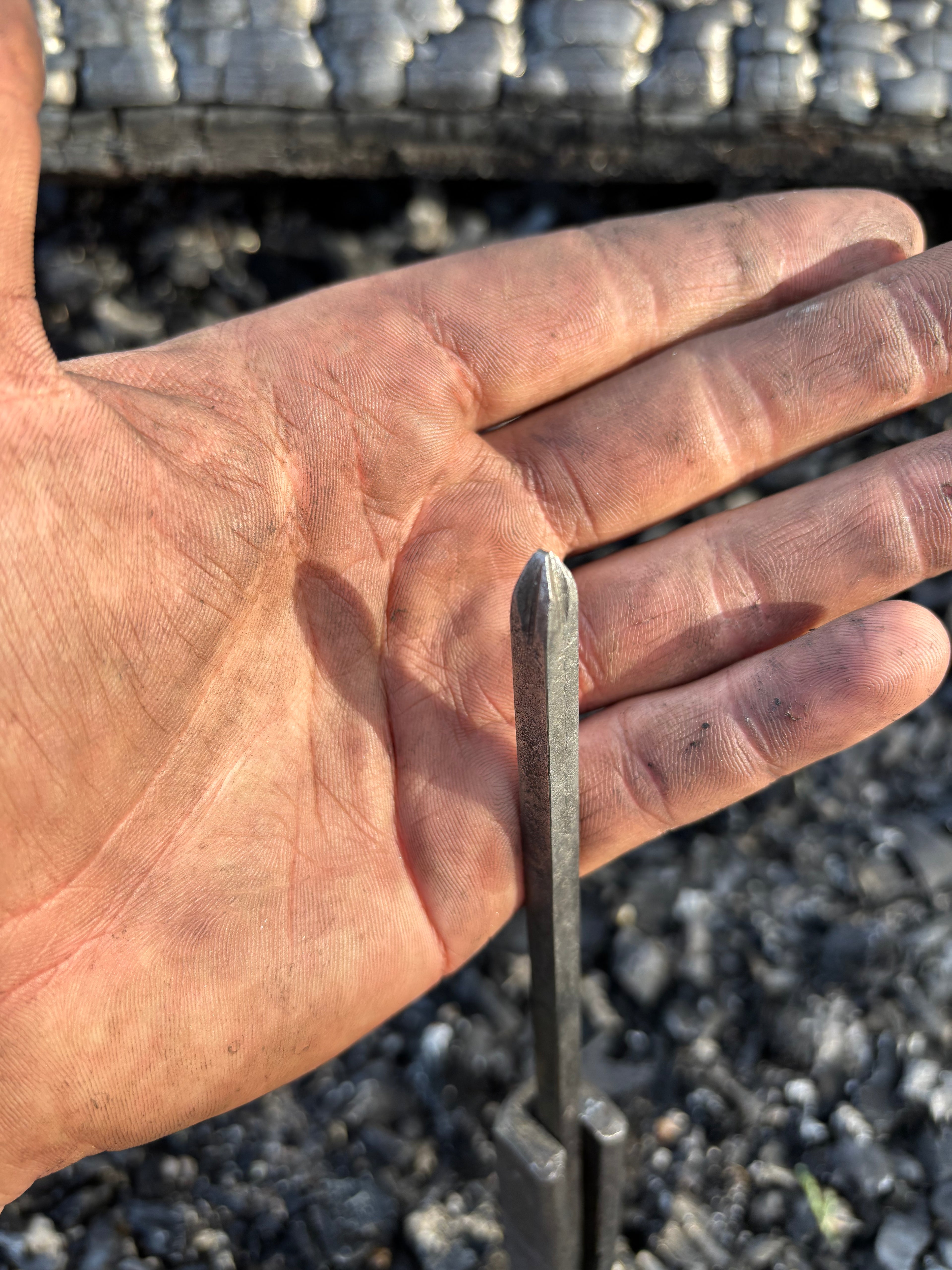 Hand Forged Railroad Spike Screwdriver