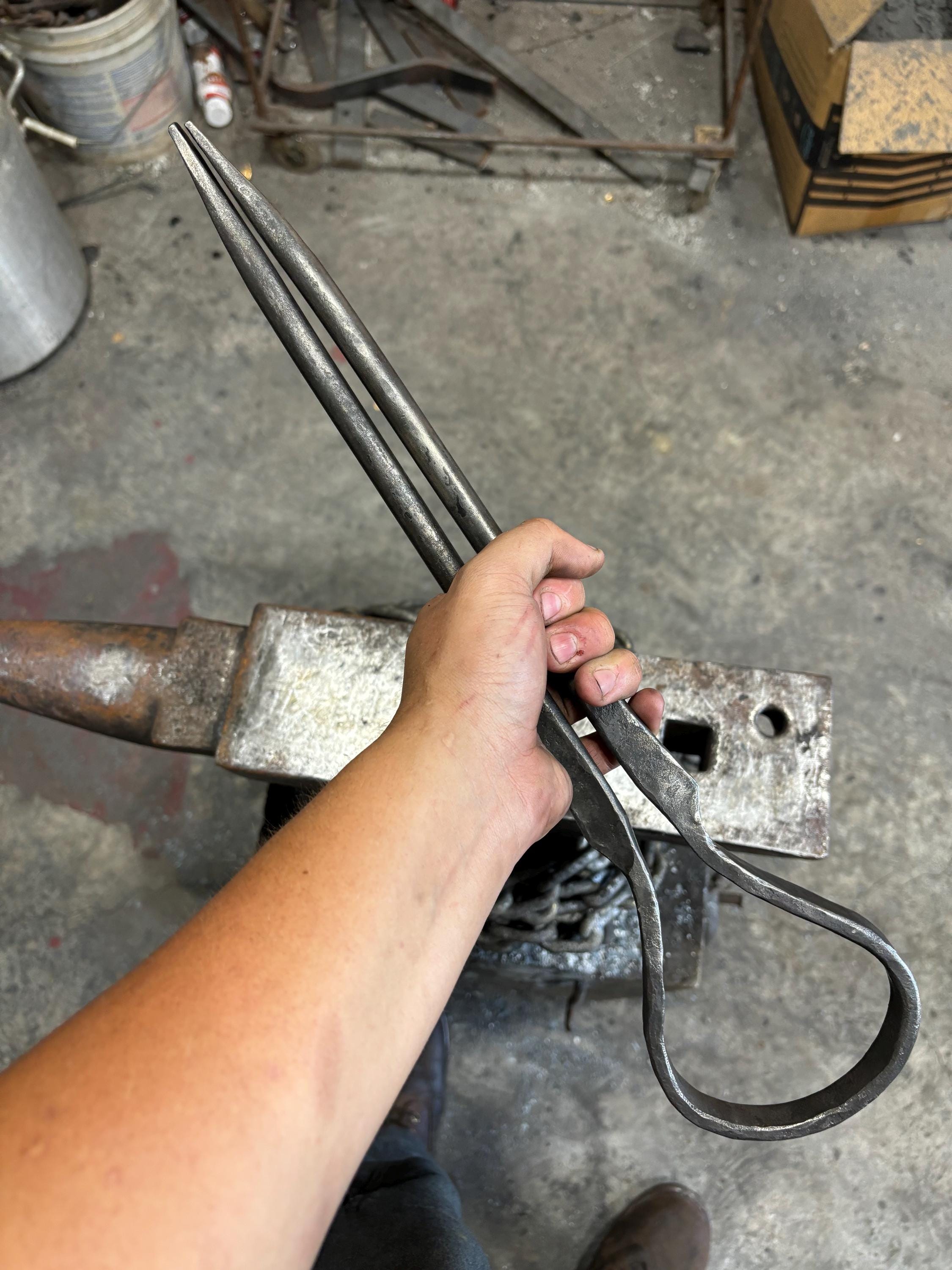 Hand Forged Kitchen Tongs