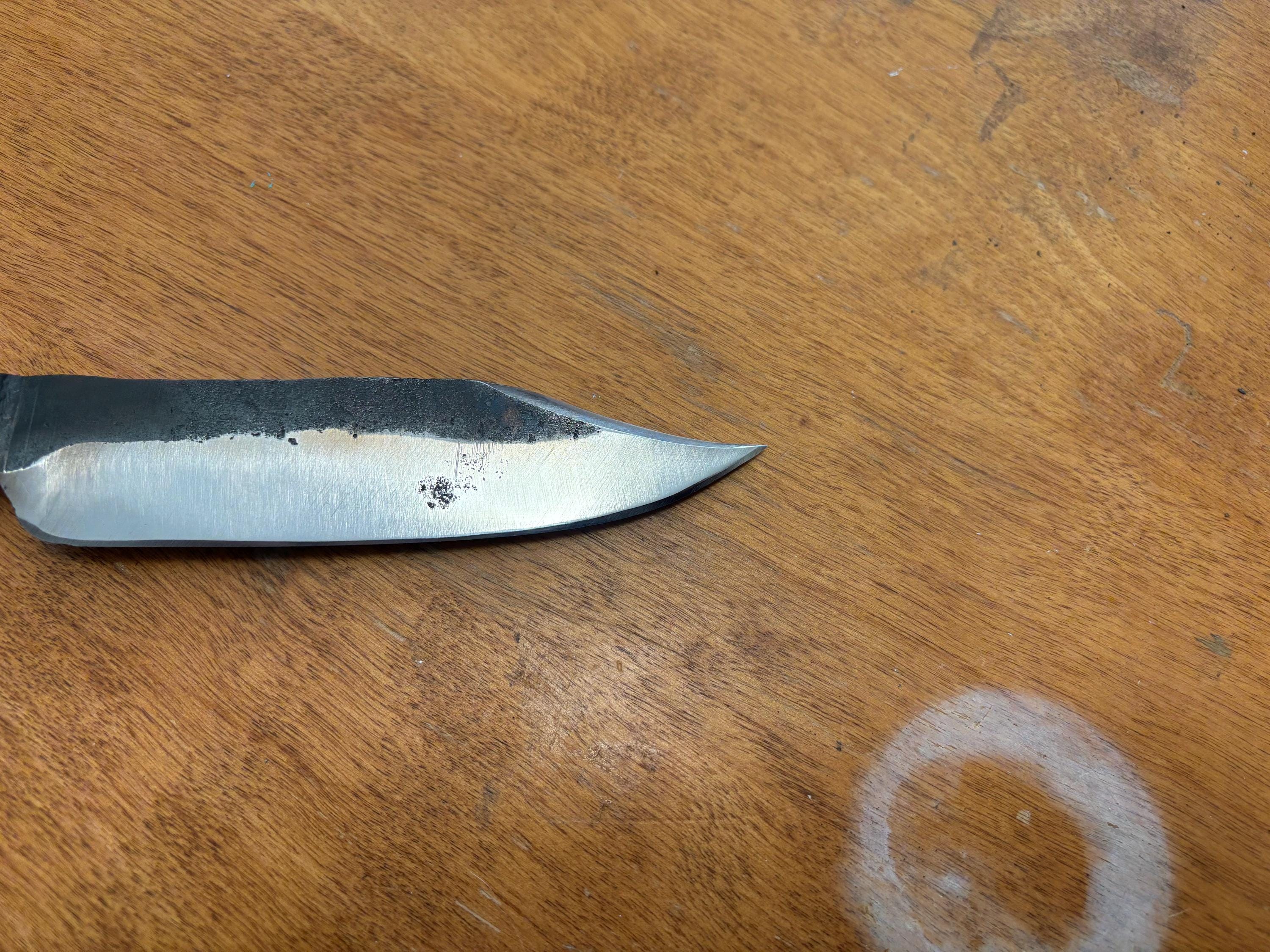 Customizable Forged Roalroad Spike Knives
